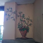 tromp l'oeil sotto portico in savona